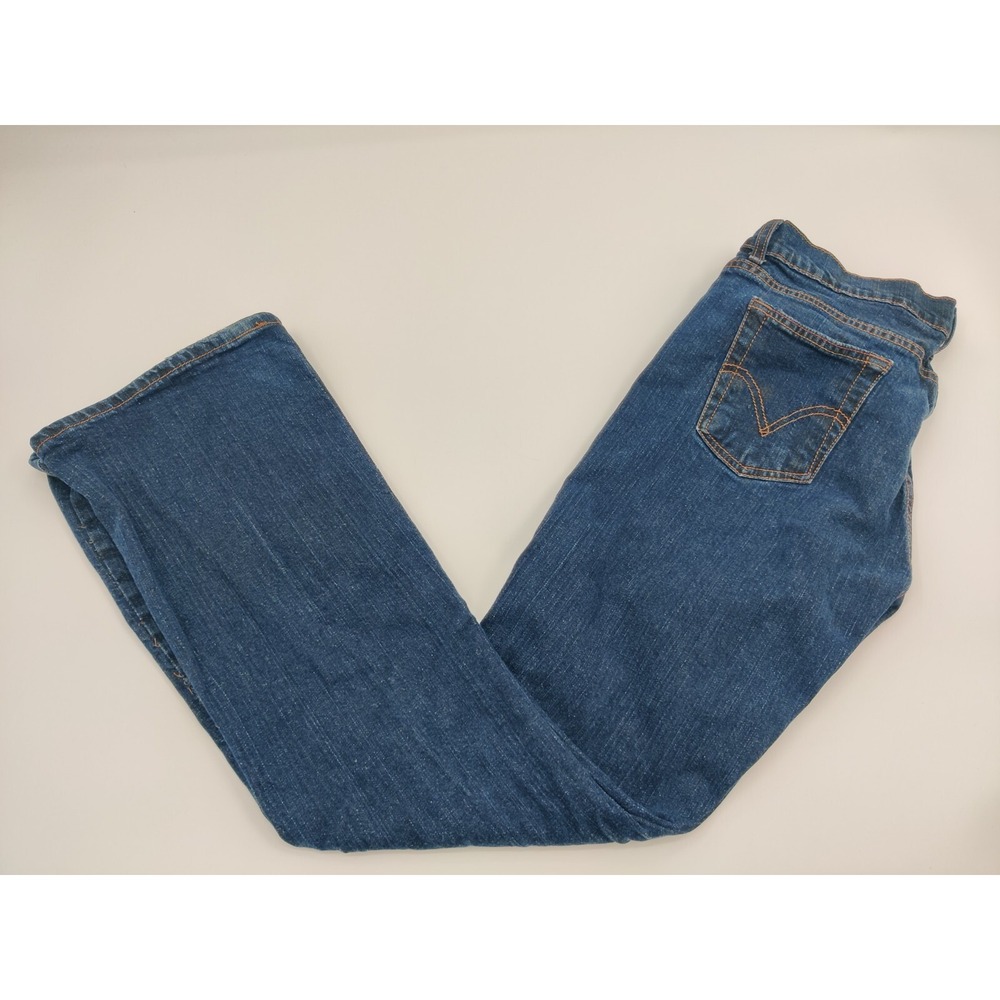Levis 515 Bootcut Jeans Womens 31x31 Medium Wash Blue Mid Rise Stretch Denim